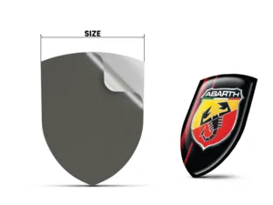 Fiat Abarth Logo Pegatina Pro Máximo Diseño Estilo Resistente